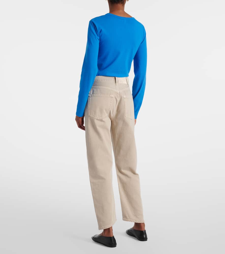 Dahlia low-rise barrel-leg jeans
