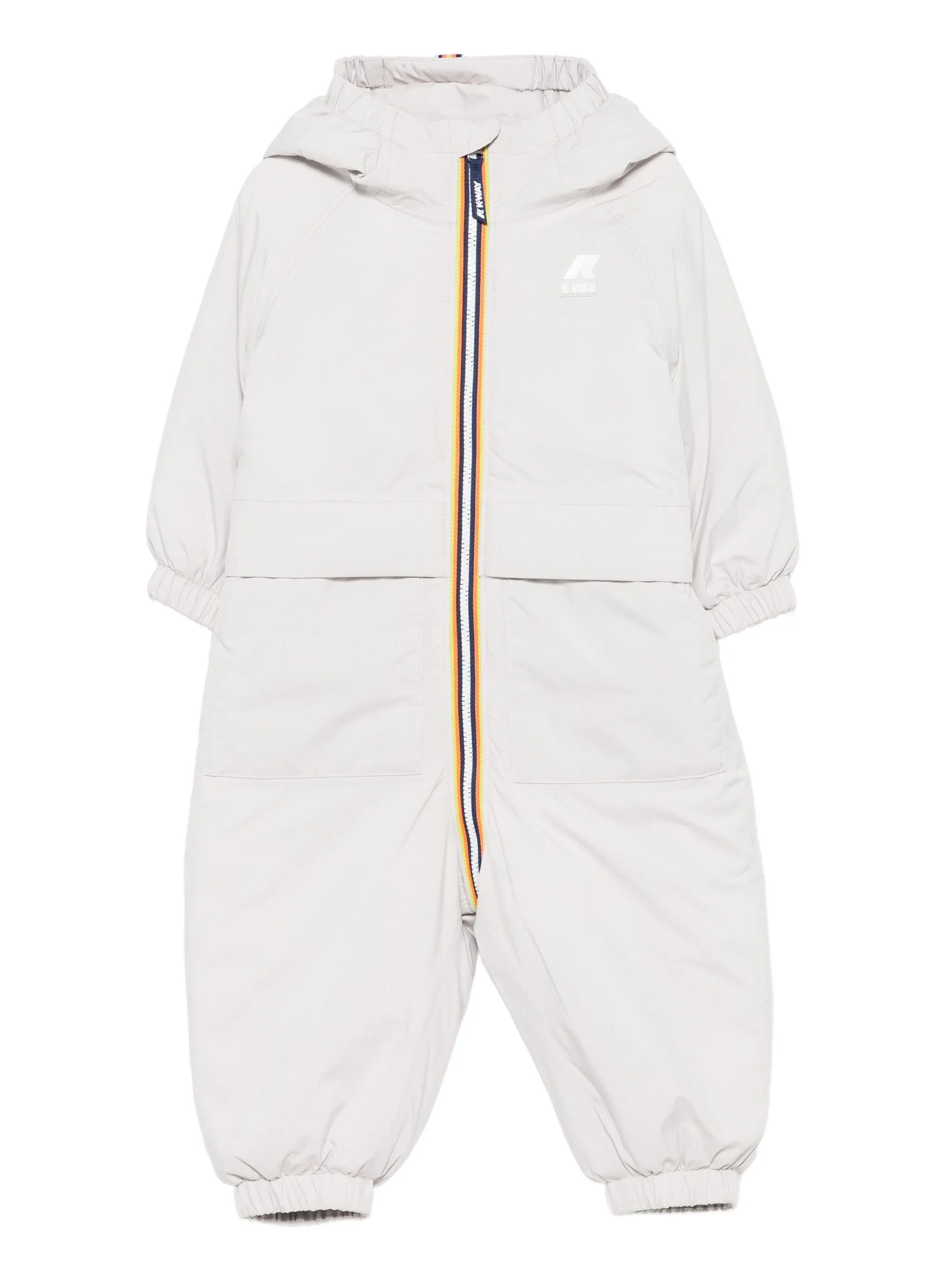 Kids Mini Front Zip Jacket with Elastic Hood, Cuffs & Hem