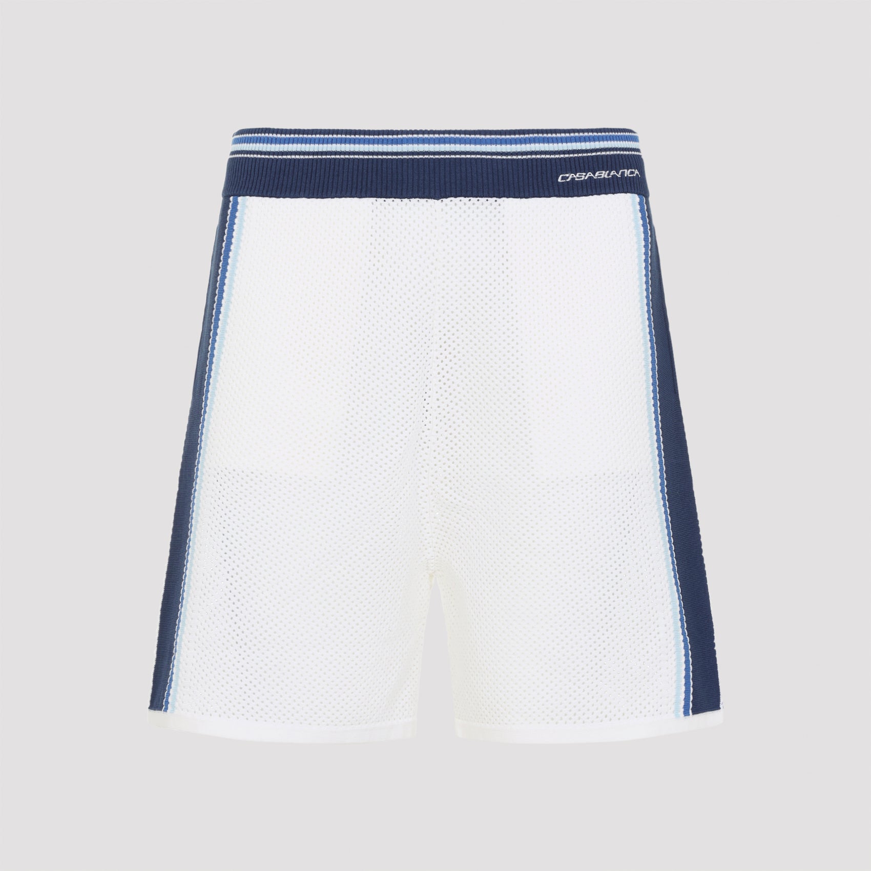 Mesh Stripe Bermuda Shorts