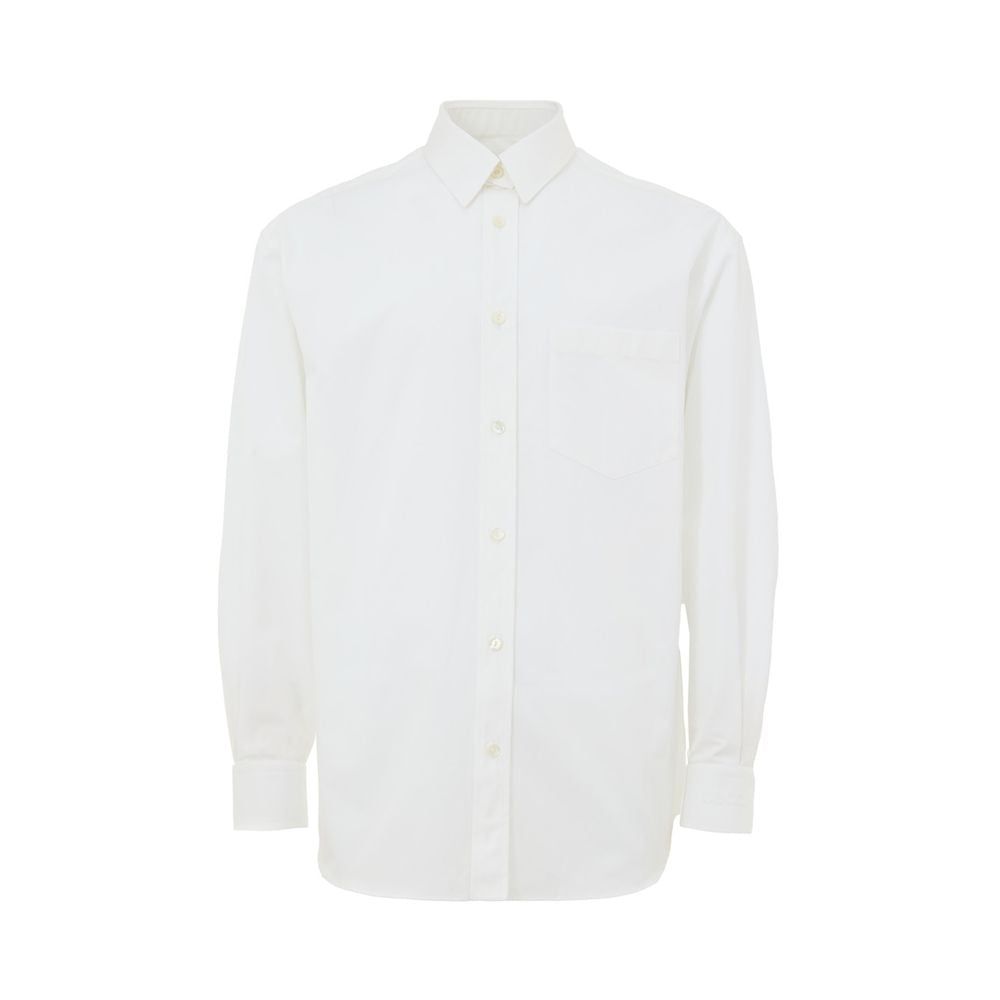 Cotton Poplin Shirt — White