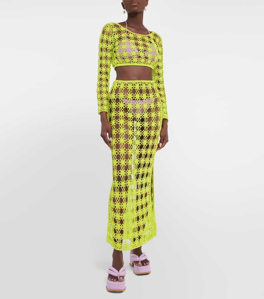 Bella crochet cotton crop top
