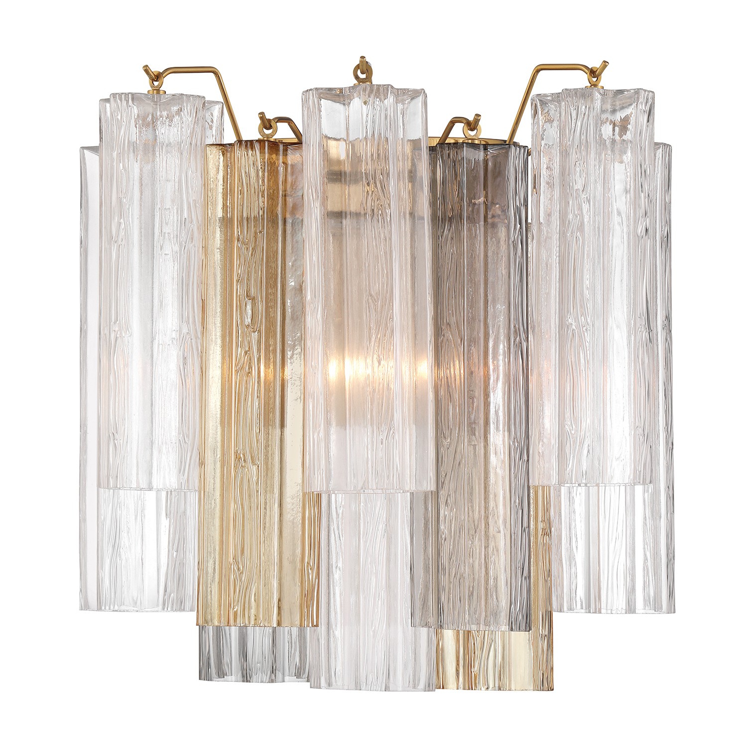 Aged Brass Wall Sconce from the Addis Collection