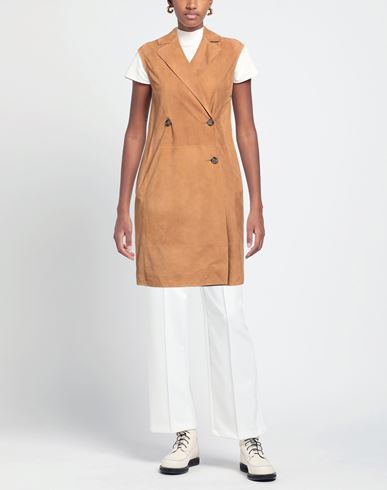Woman Overcoat Camel