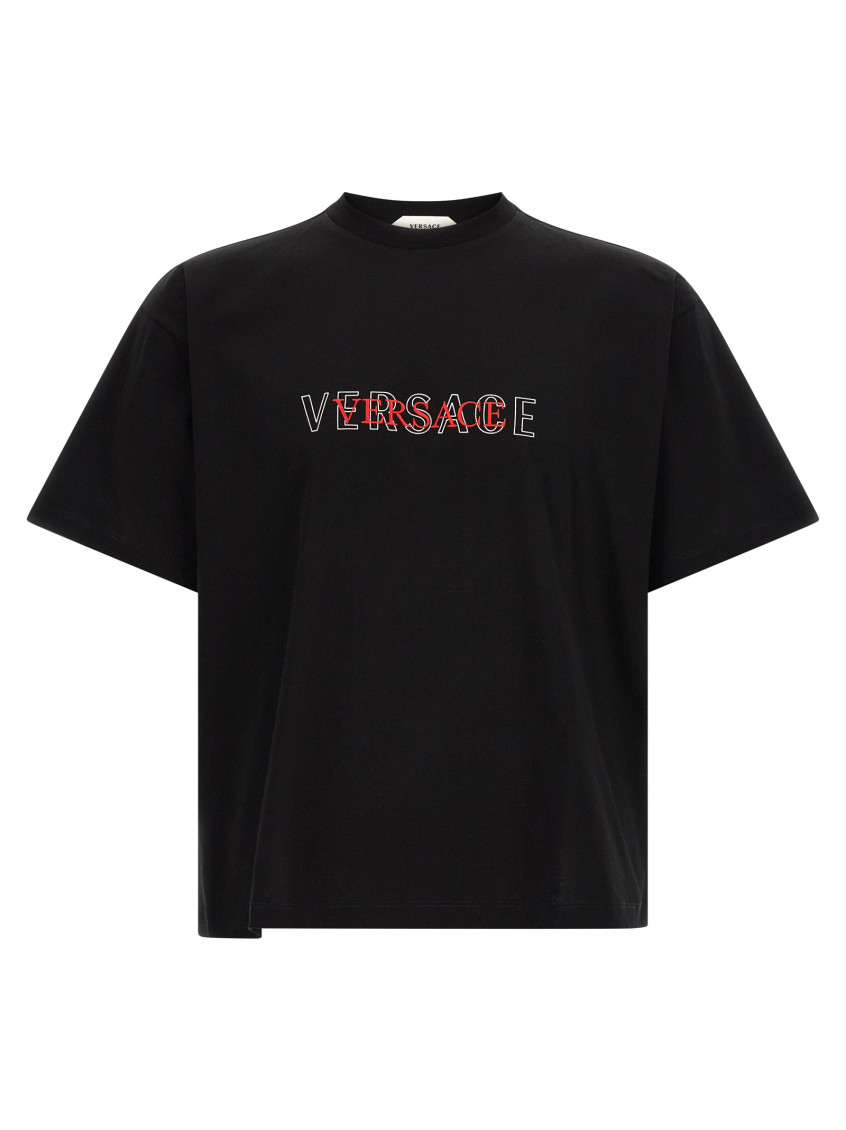 Black Logo Crew Neck T-Shirt
