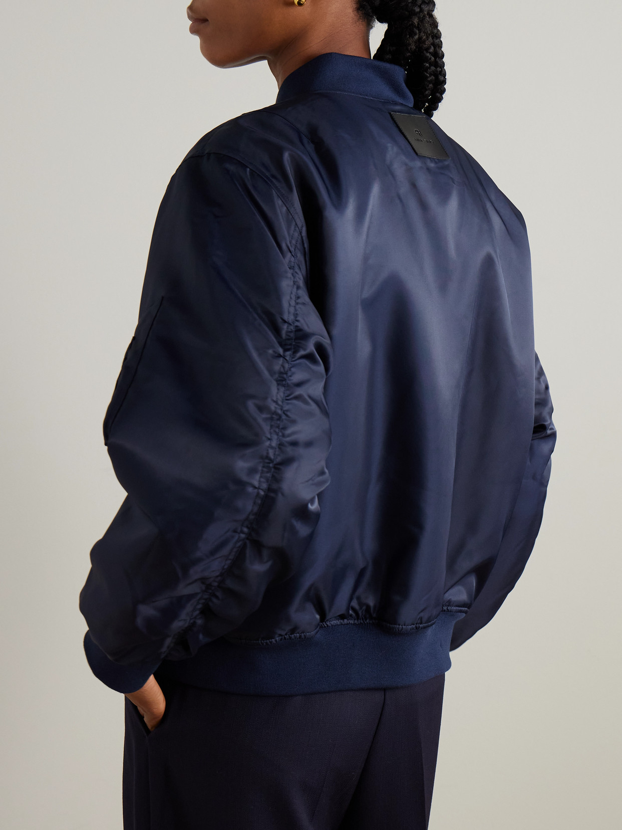 Leon Padded Shell Bomber Jacket - Blue