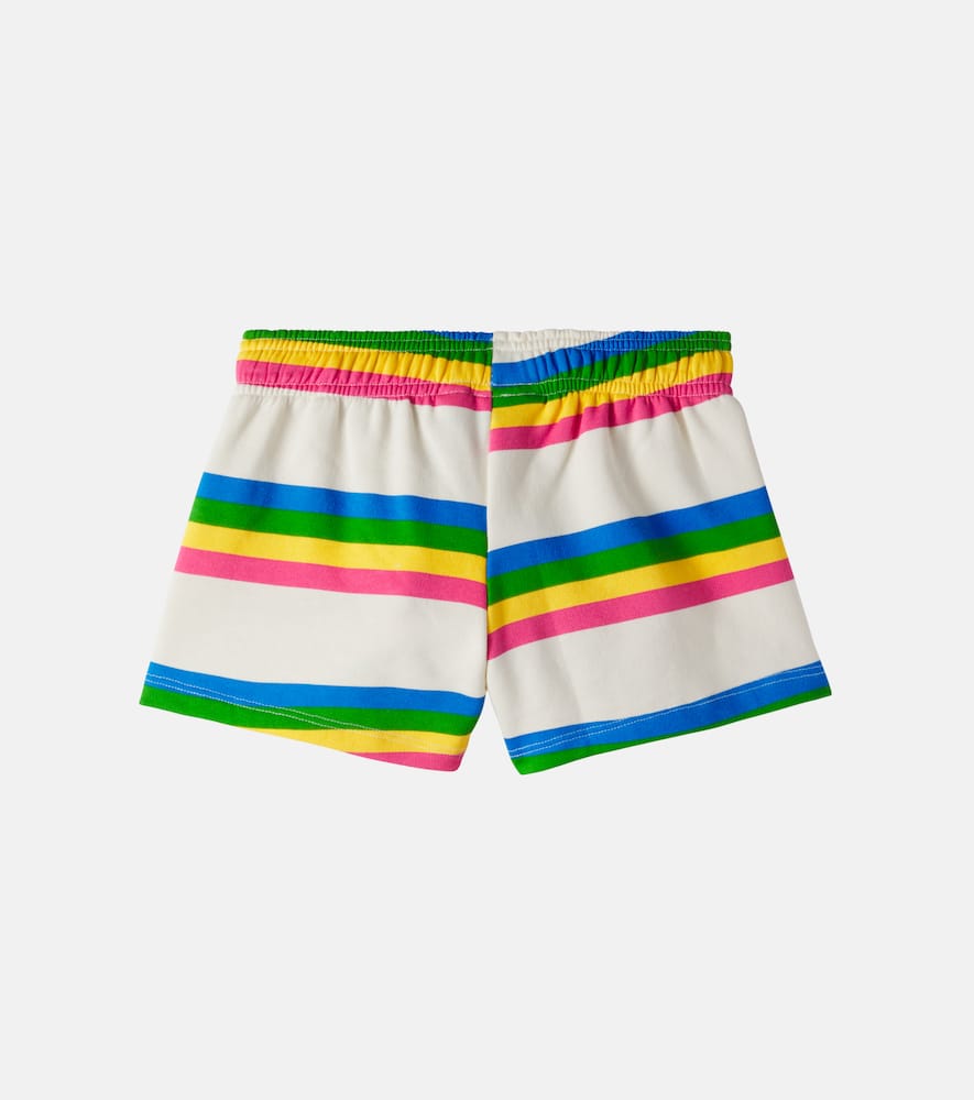 Ritzratz striped cotton jersey shorts