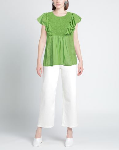 Même Road Woman Top Green Size 4 Cotton