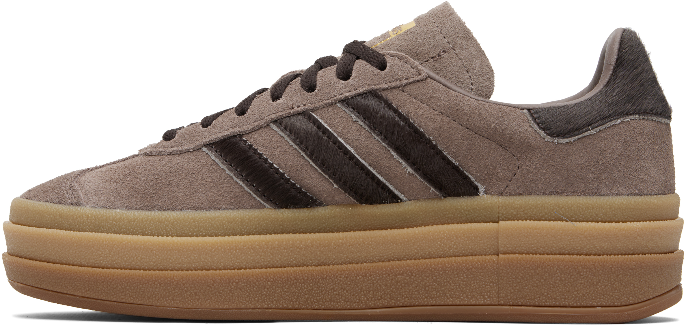 Brown Gazelle Bold Sneakers