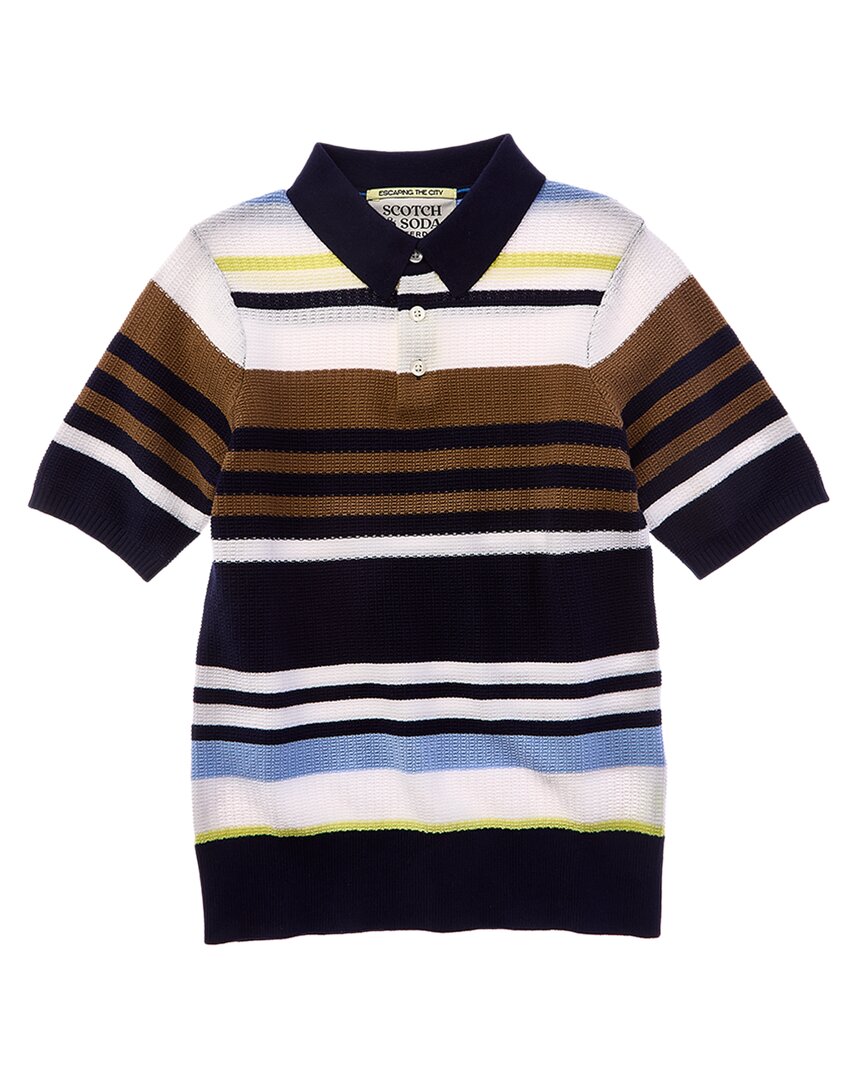 Structured Knitted Polo Shirt