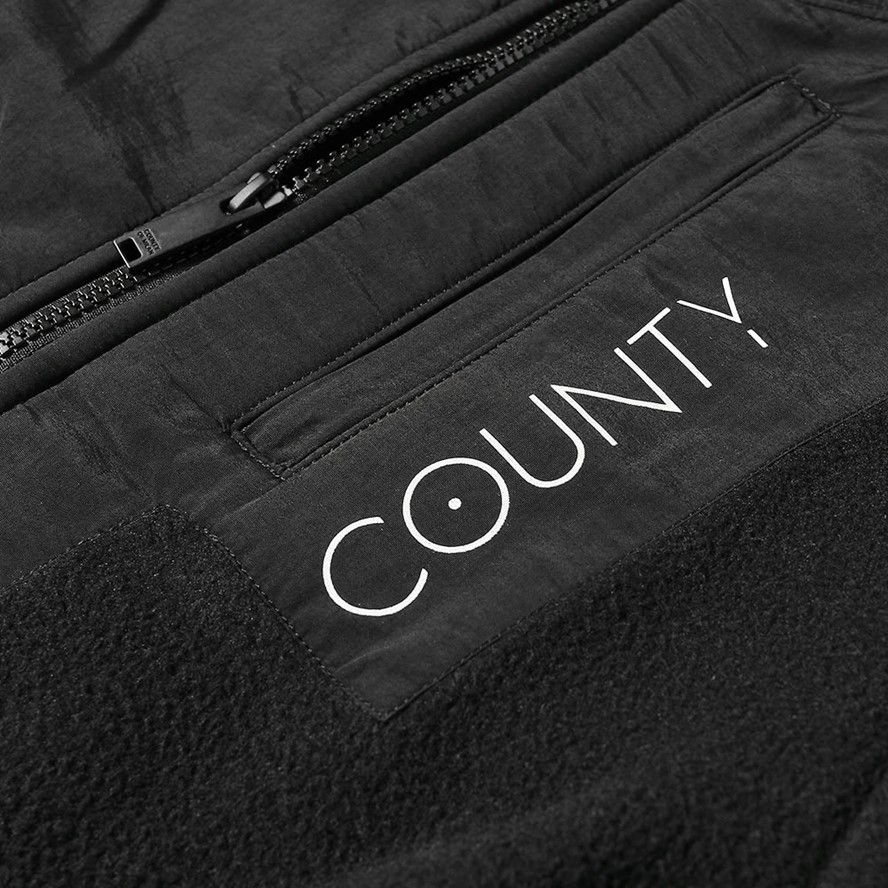 Logo Embroidered Zip-up Jacket