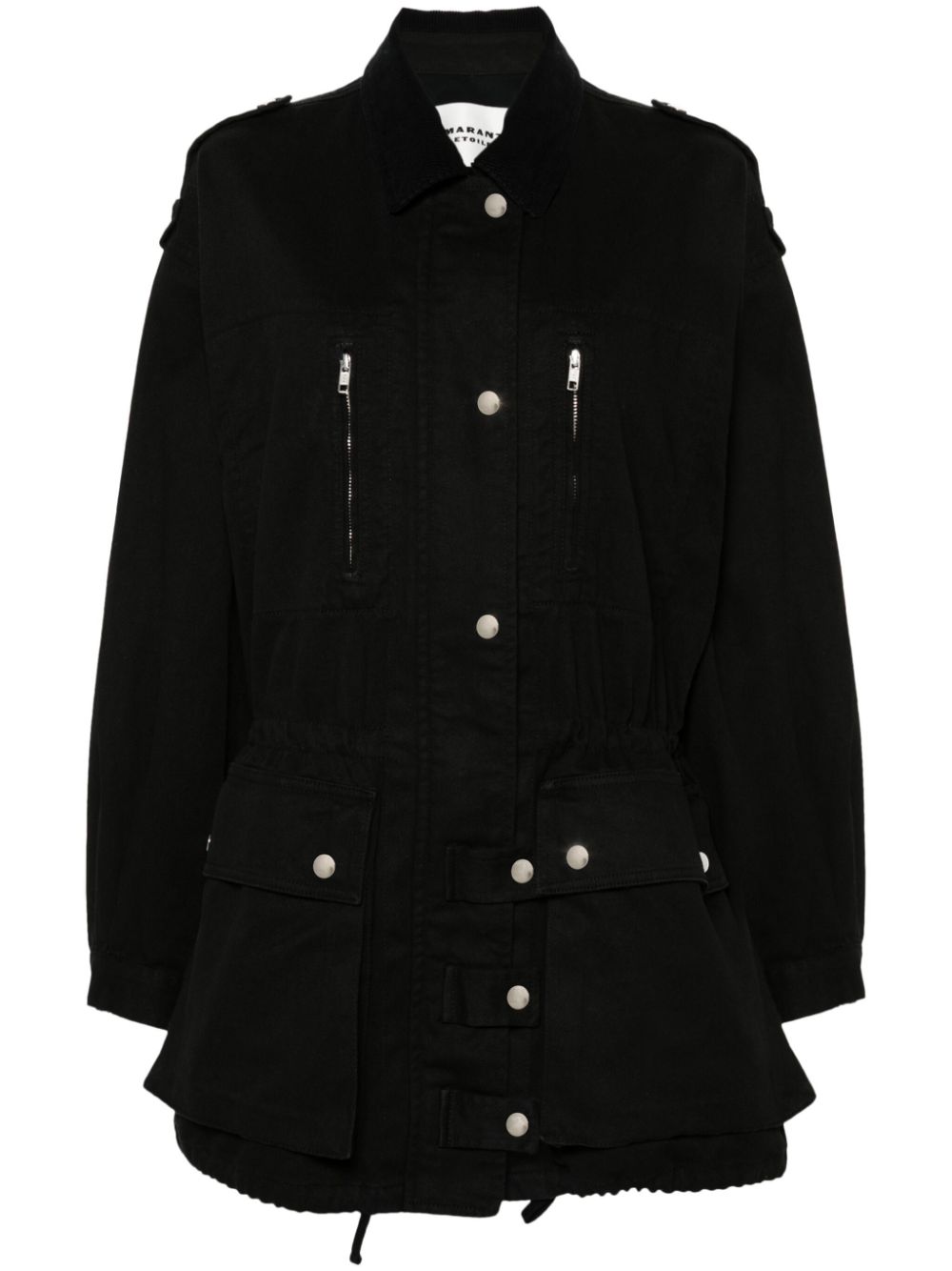 Joanna drawstring jacket - Black