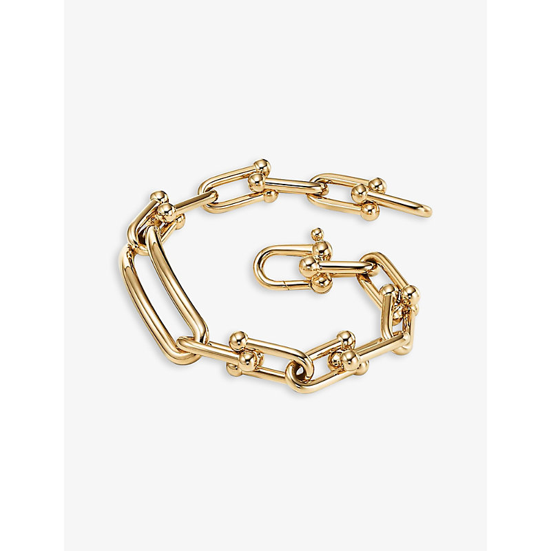 Womens 18ct Gold Tiffany HardWear Link 18ct Yellow-gold Bracelet
