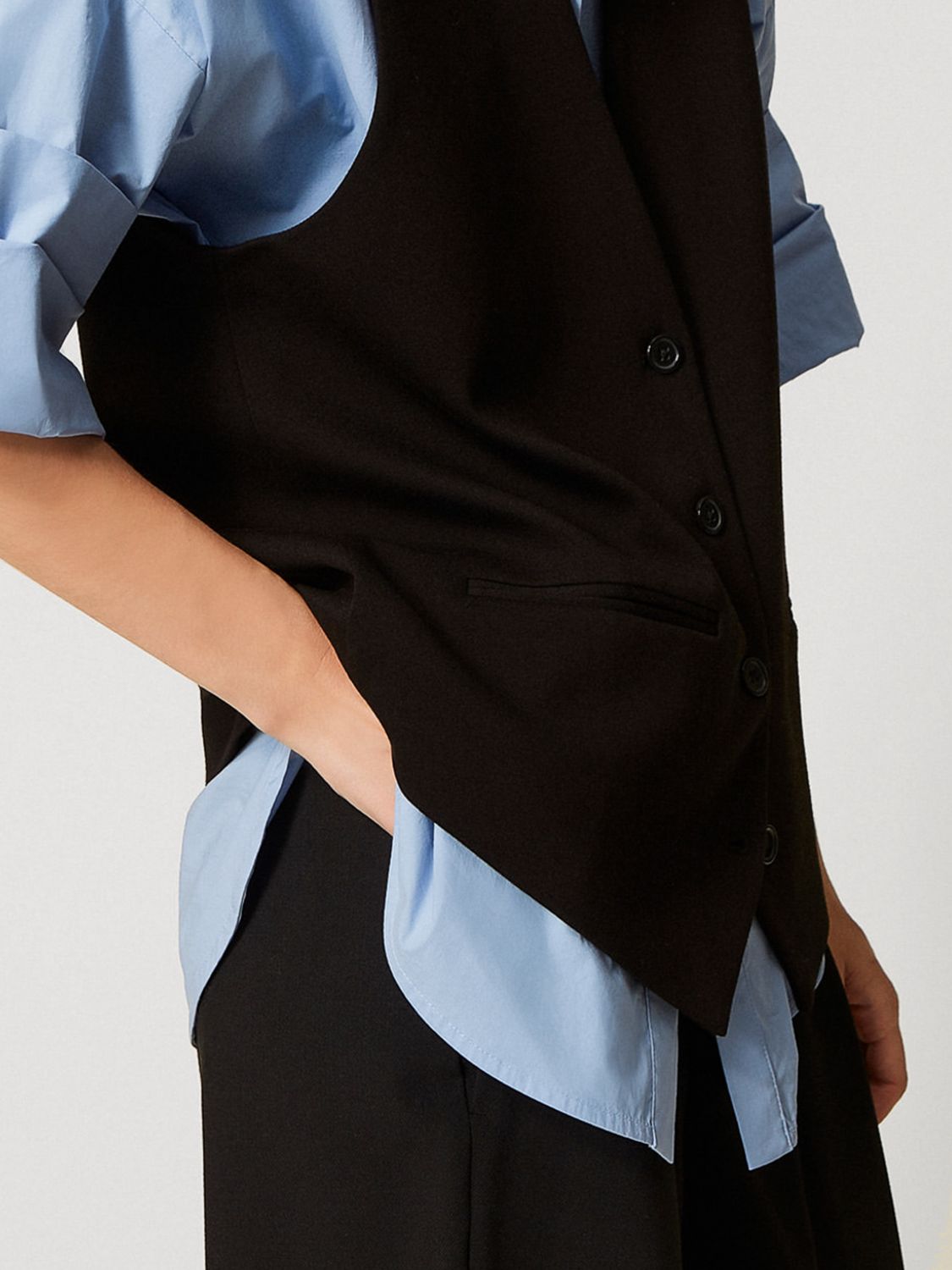 Waistcoat Woman color Black