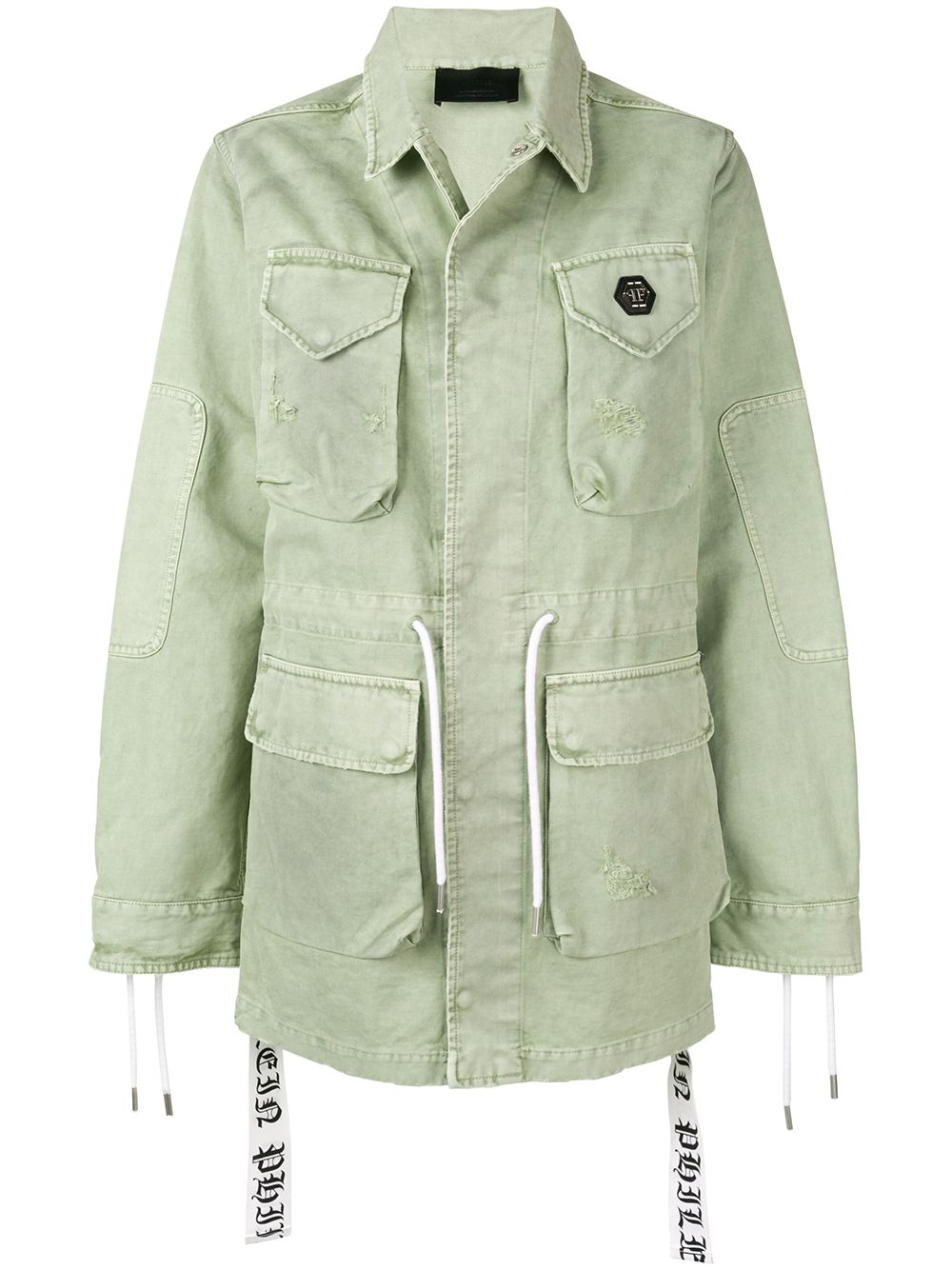 Multi-patch pocket jacket - Green