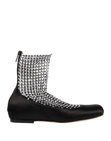 Rene' Caovilla Woman Ankle boots Black Size 7.5 Textile fibers