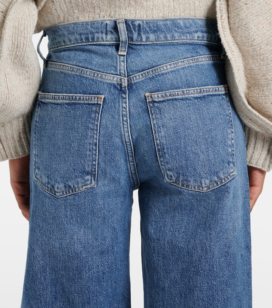 Harper mid-rise wide-leg jeans