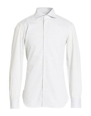 Man Shirt Light grey Size 15 ¾ Cotton