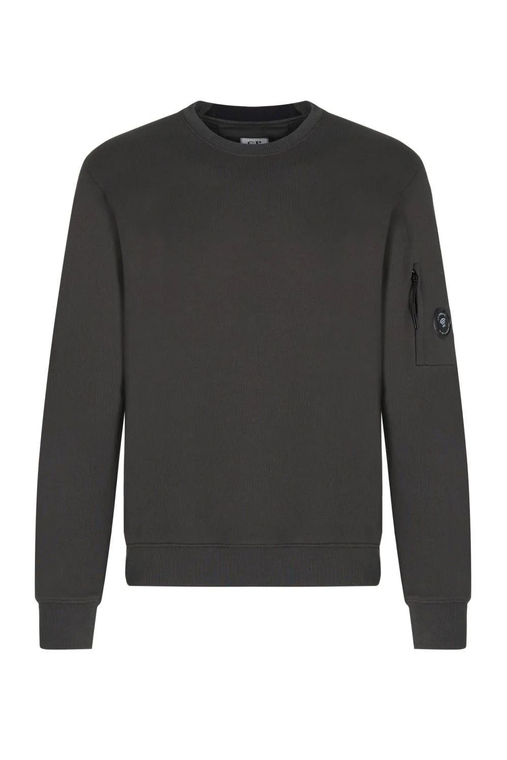 Lens-Pocket Sweatshirt — Charcoal