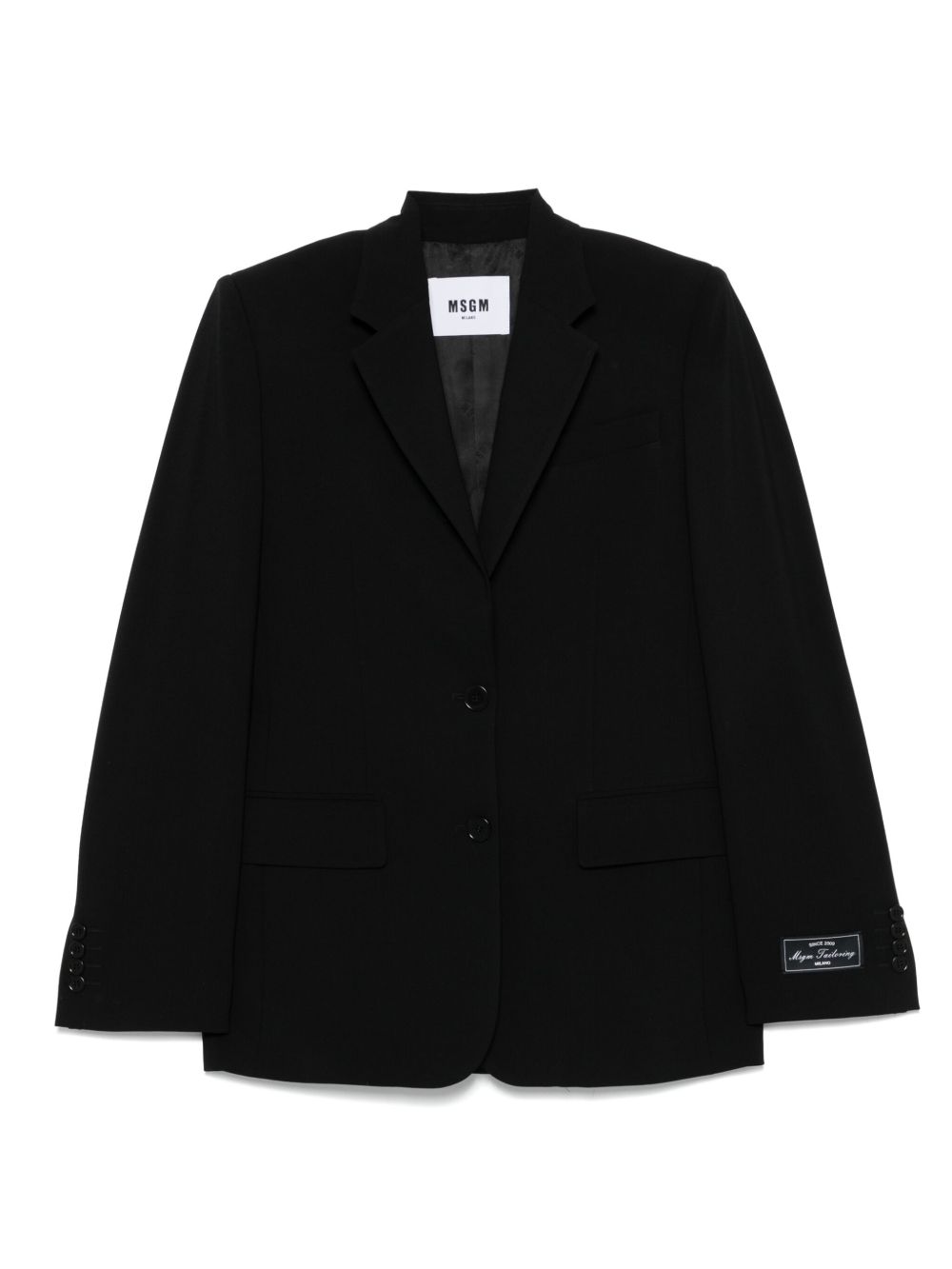 MSGM single-breasted blazer - Black