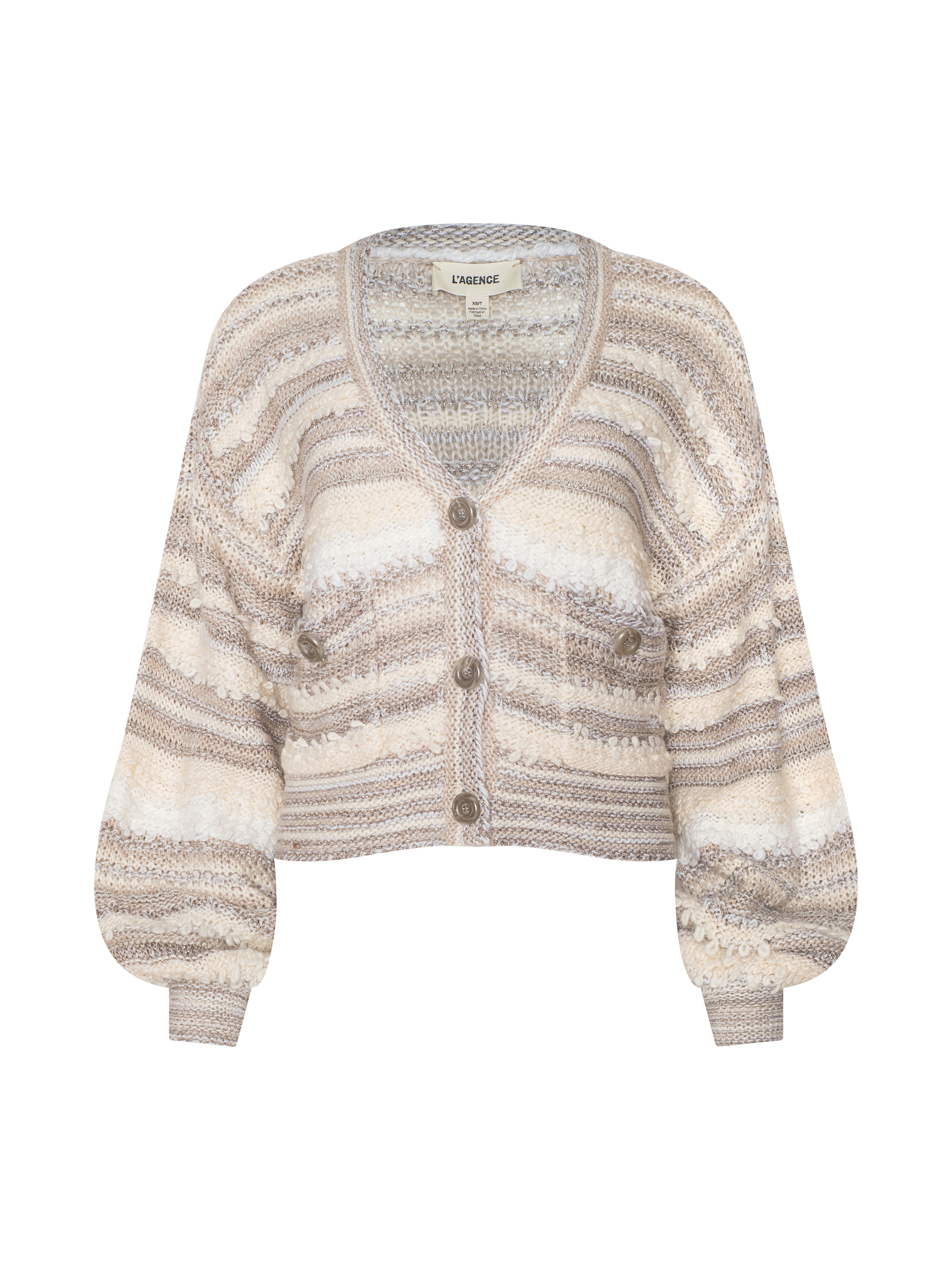 Harriet Cardigan In Natural Multi