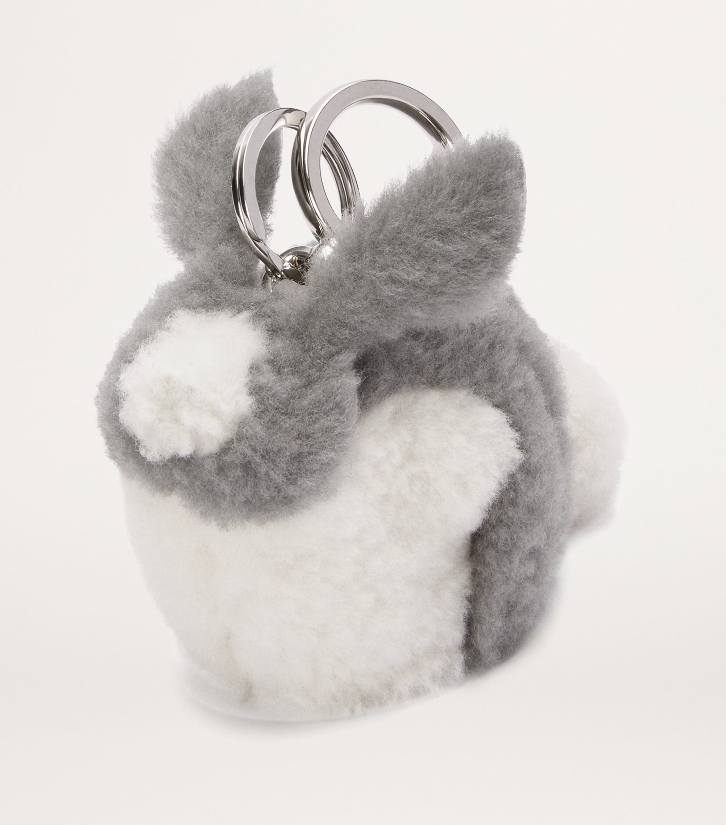Shearling Bunny Bag Charm