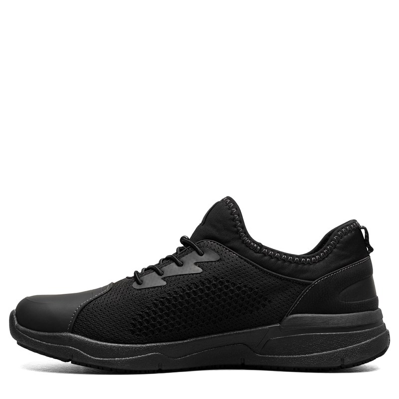 Men's Grazie Work Splash Guard Oxford Shoes (Black)