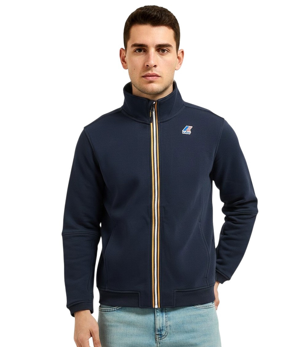 Navy Blue Logo Sweatshirt