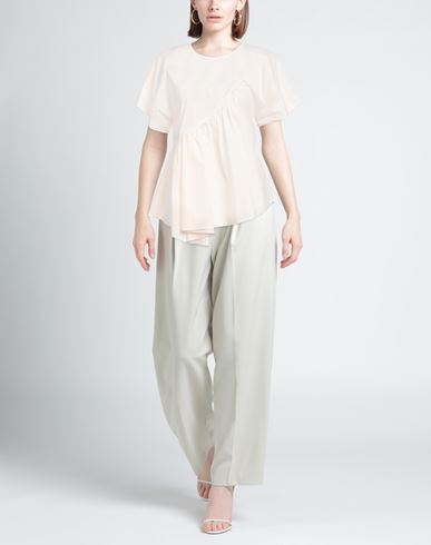 Woman Top Ivory Size 6 Cotton, Polyamide, Elastane