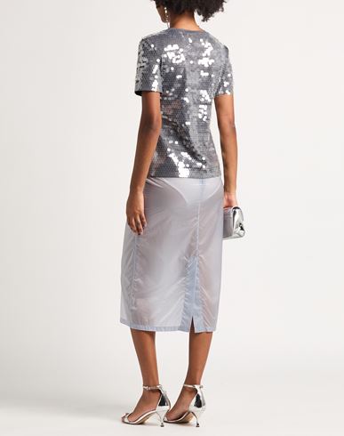 Woman Top Grey Size M Polyamide, Elastane