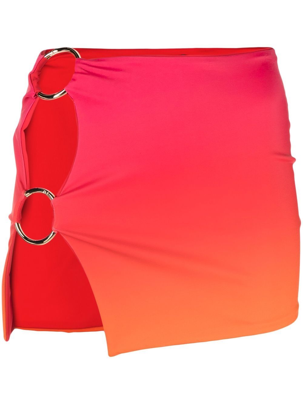 Double-ring mini skirt - Pink
