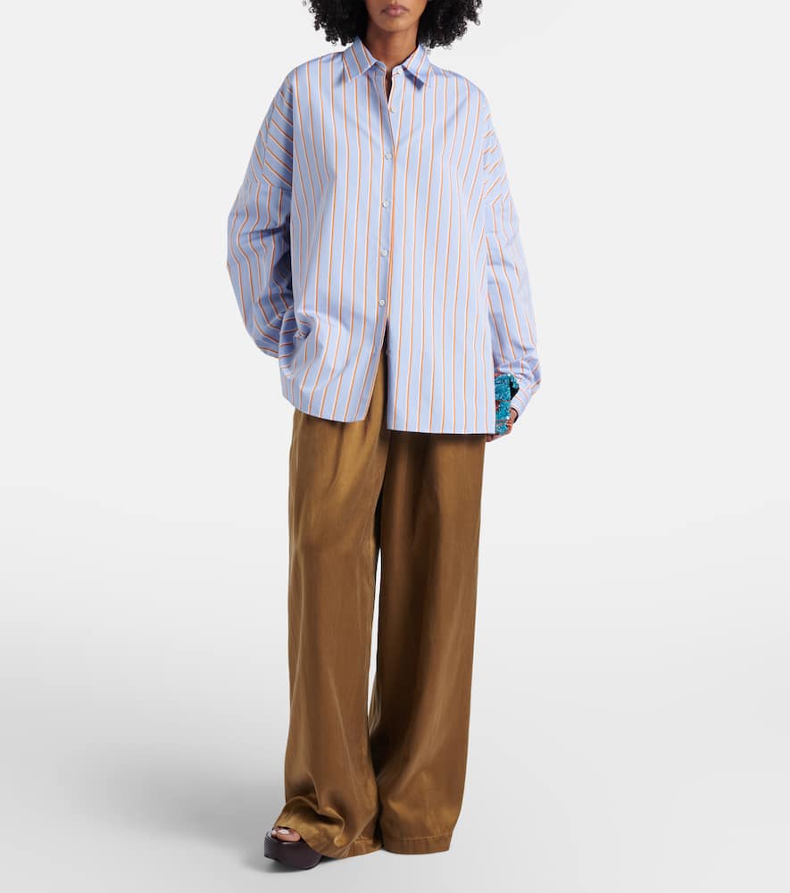Striped cotton shirt