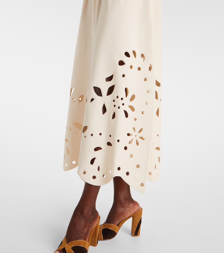 Rosaline broderie anglaise midi dress