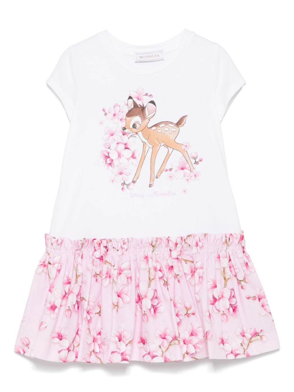 X Disney Bambi-print dress - White