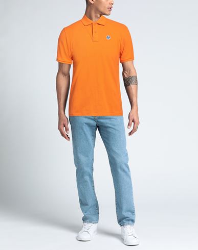 Man Polo shirt Orange