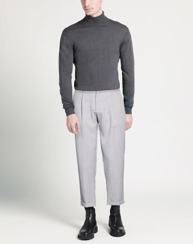 Man Pants Light grey Size 28 Polyester, Viscose