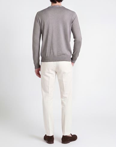 Man Sweater Taupe Size XXL Cotton