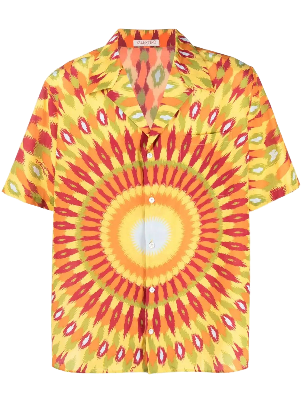 Graphic-Print Shirt — Yellow