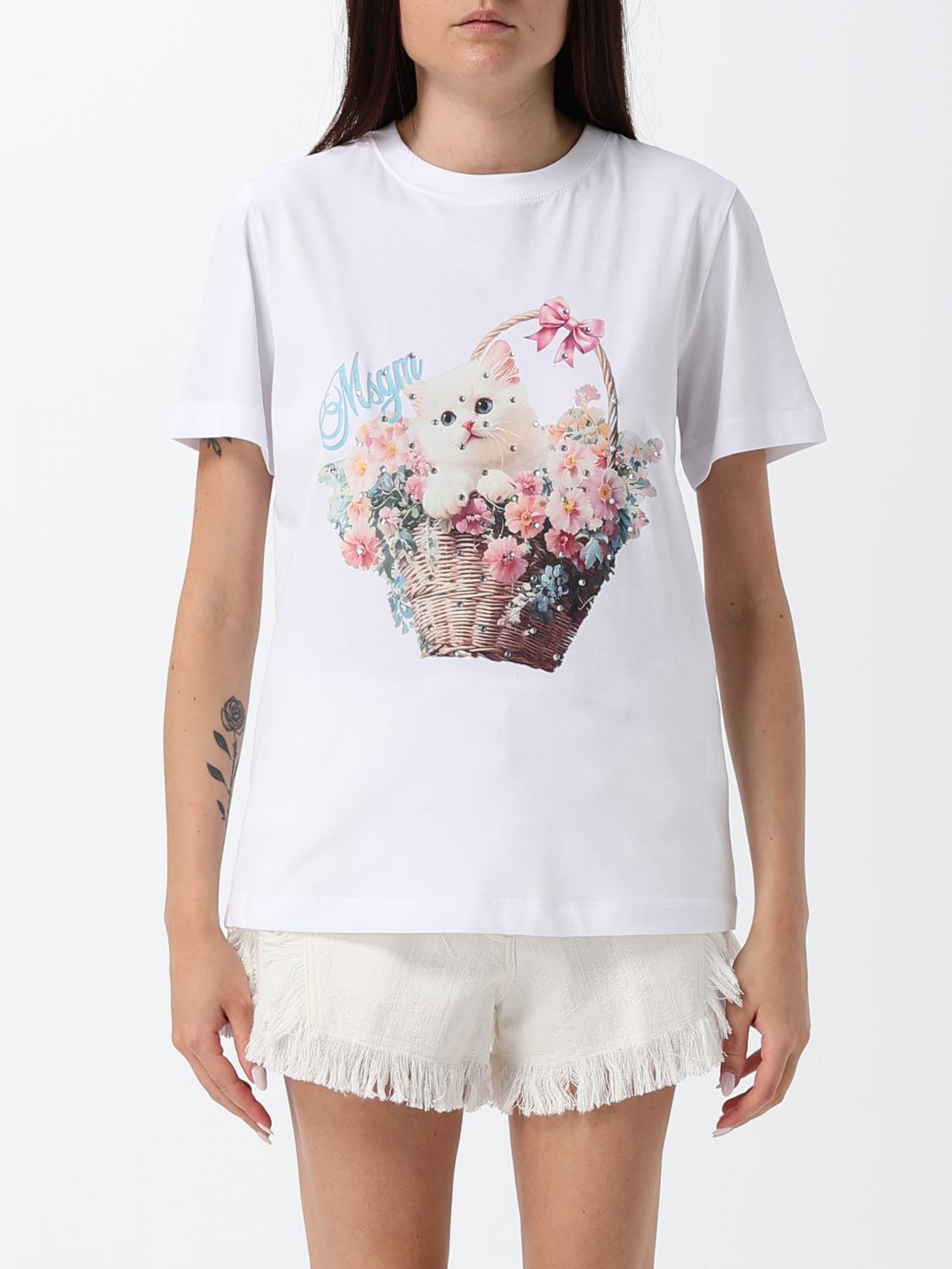 T-Shirt Woman color White