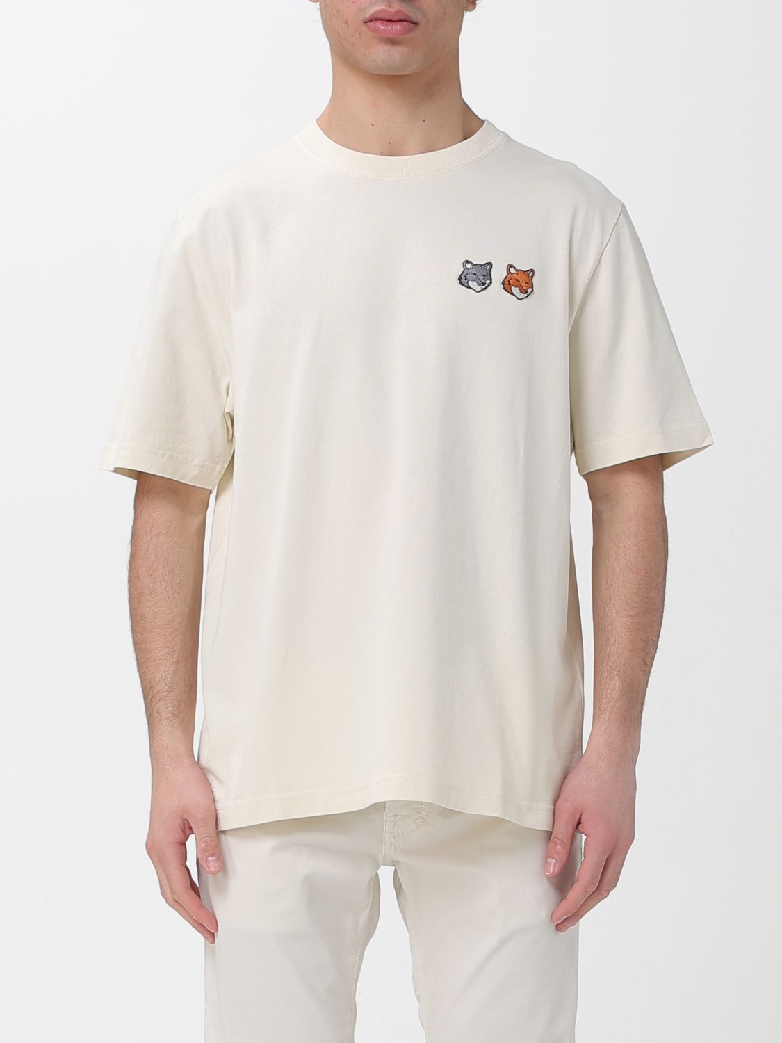 T-Shirt MAISON KITSUNÉ Men color Grey