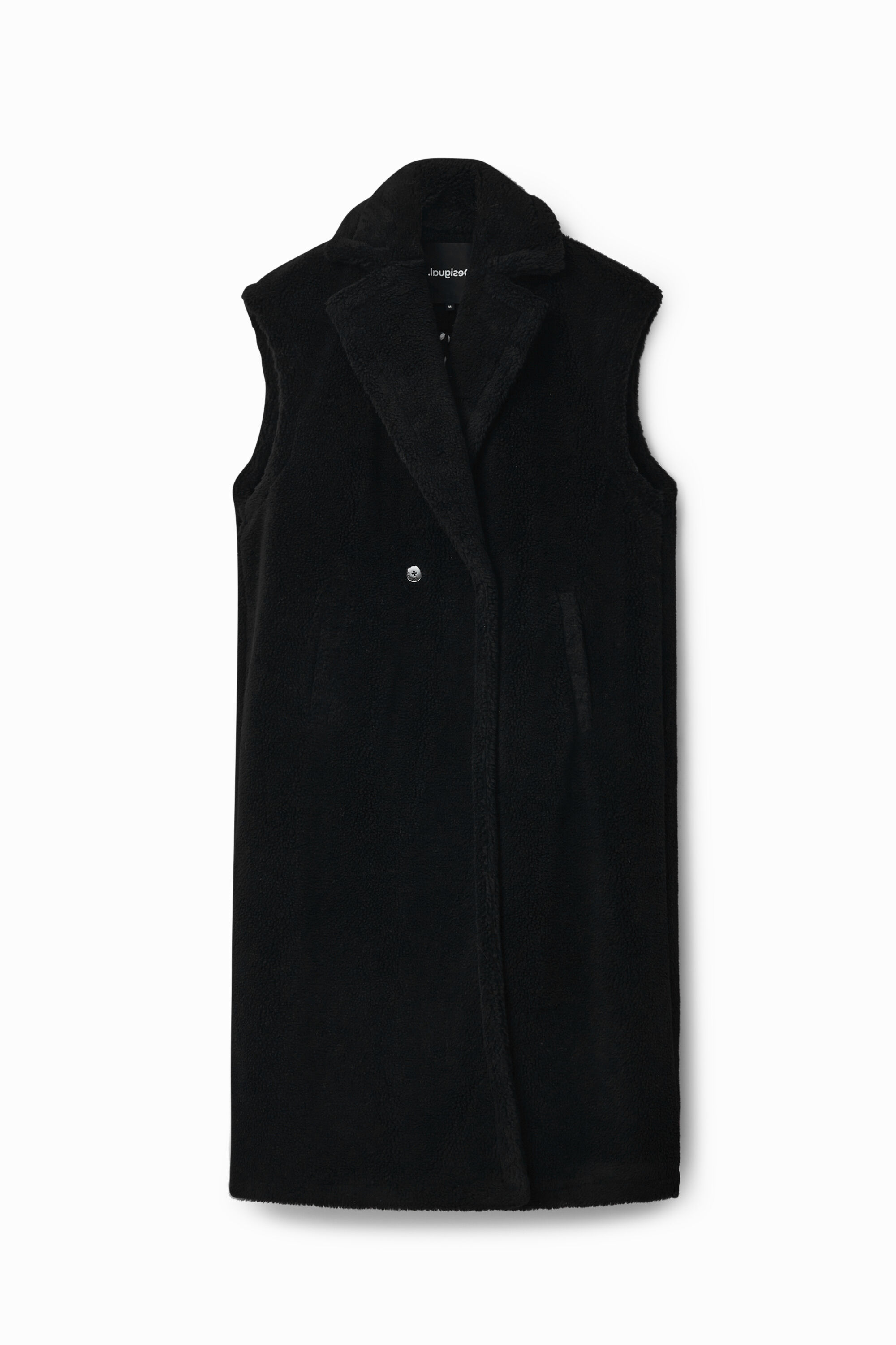 Long fleece gilet