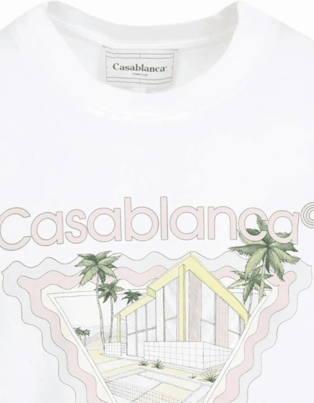 Men's Casablanca Maison De Reve T-Shirt White