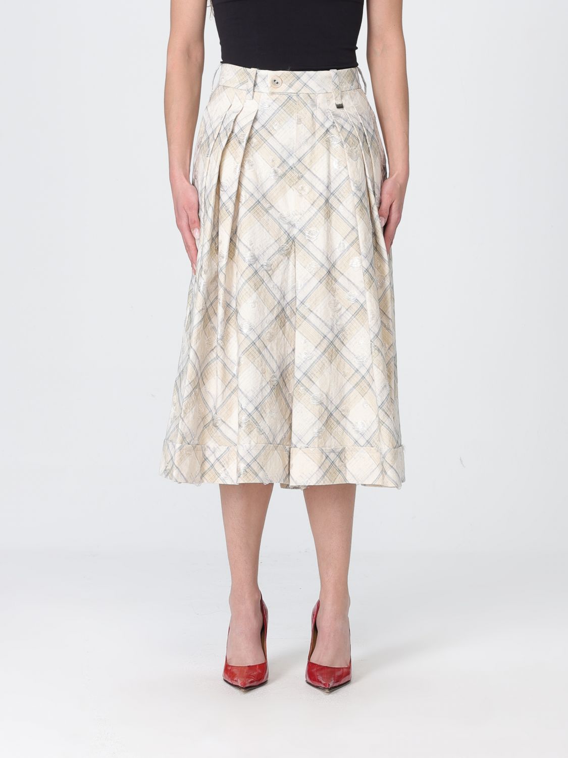 Skirt Woman color Beige