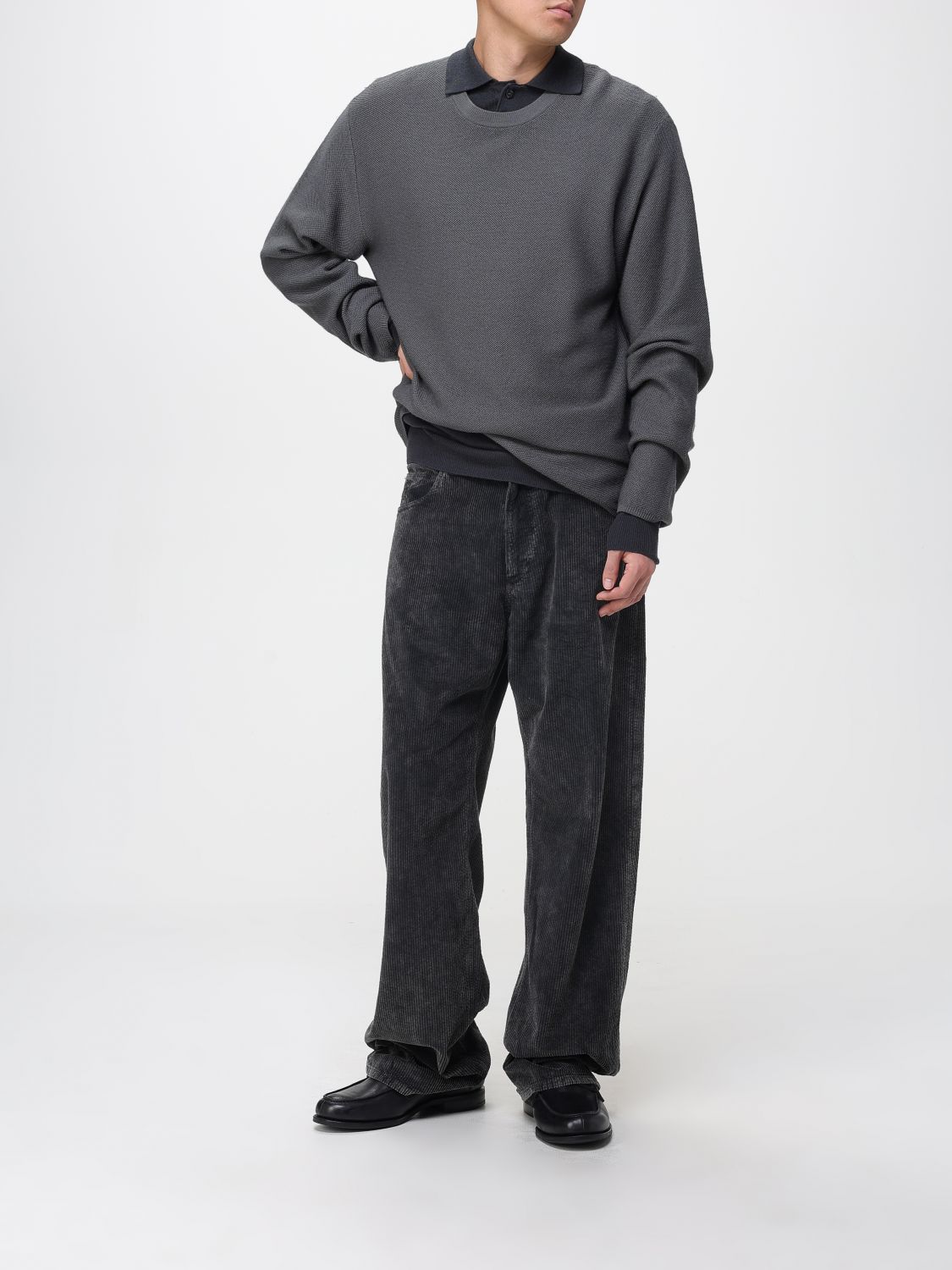 Sweater Men color Charcoal