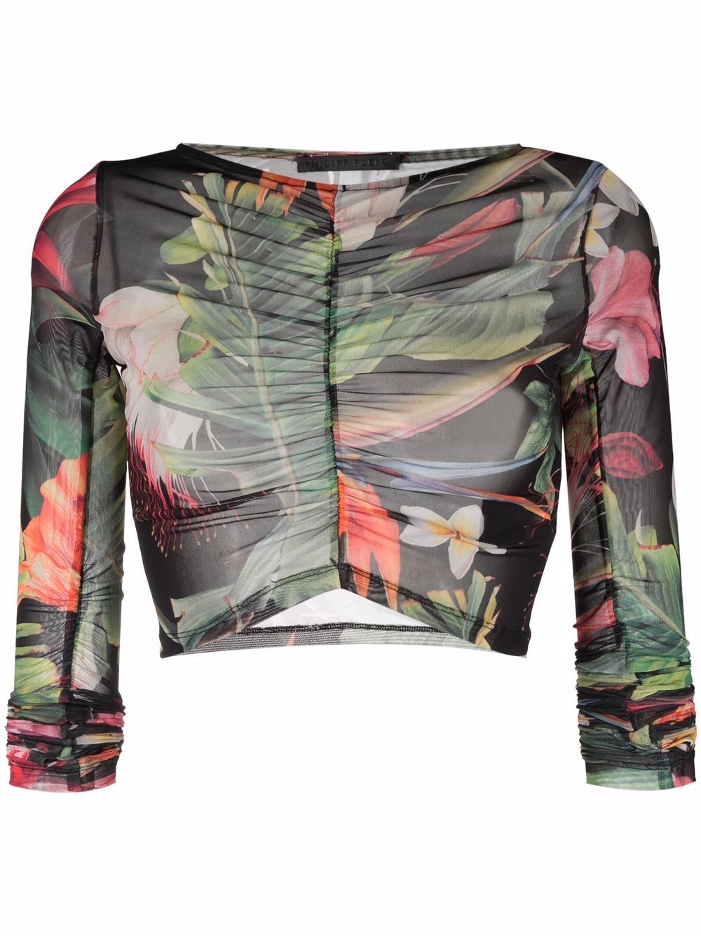 Flowers long-sleeve top - Green