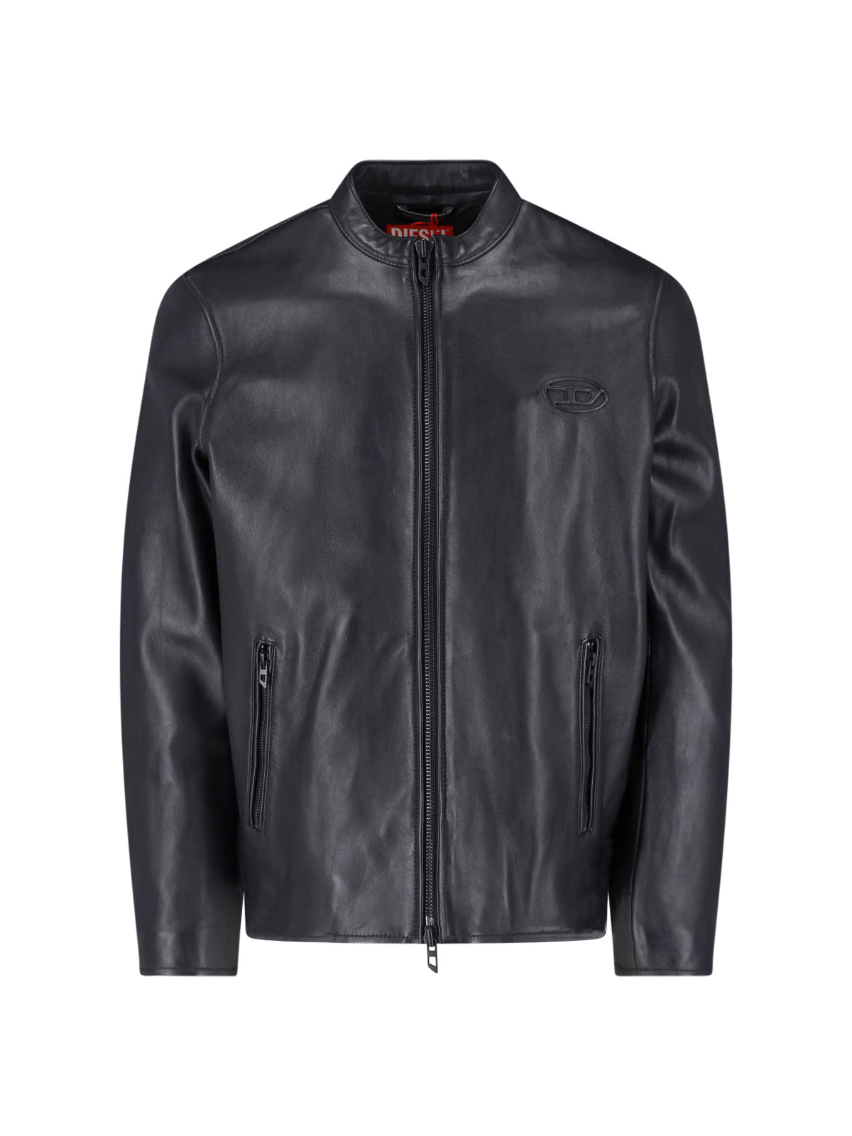 Man's Biker Jacket in Waxed Leather