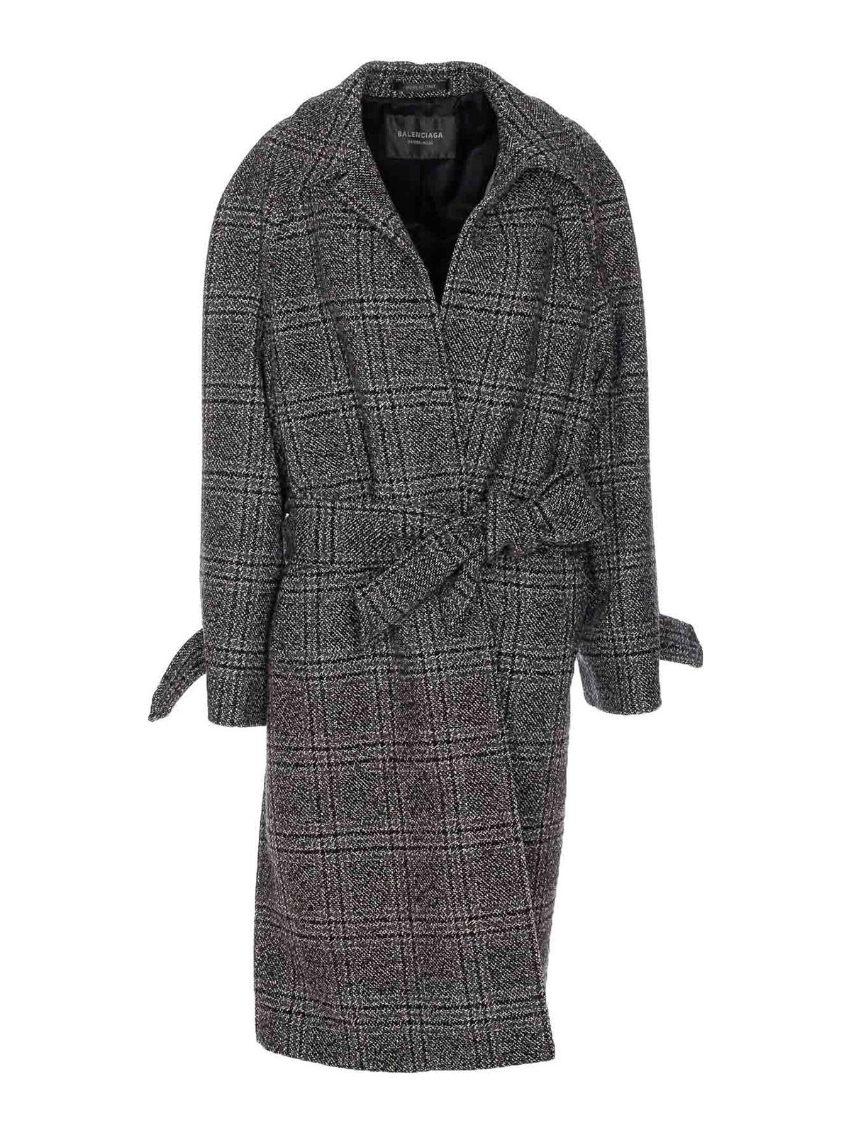 Balenciga Grey One Layer Coat