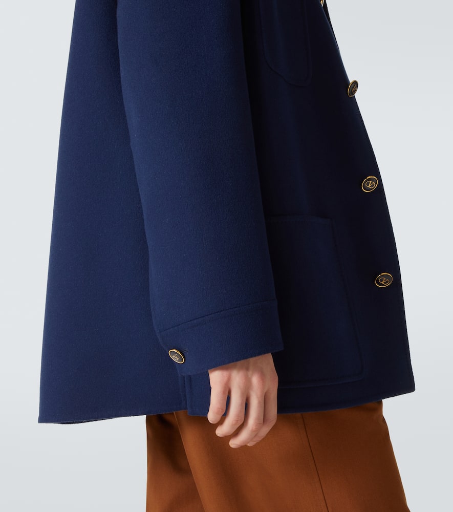 Wool and cashmere overshirt