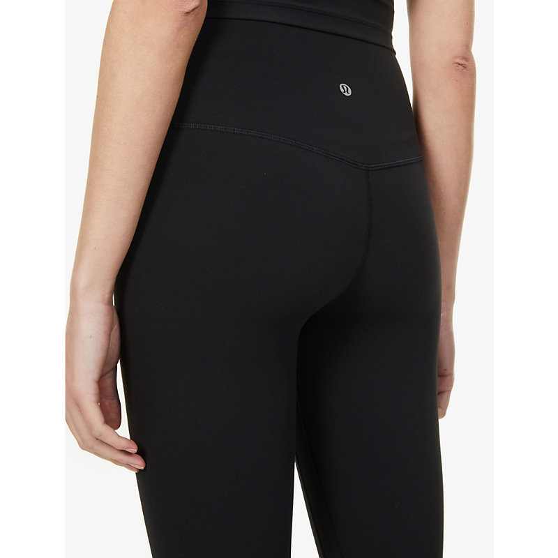 Womens Black Align Pocket-detail High-rise Stretch-knit Leggings