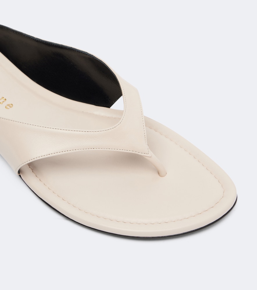 Sunkissed leather thong sandals