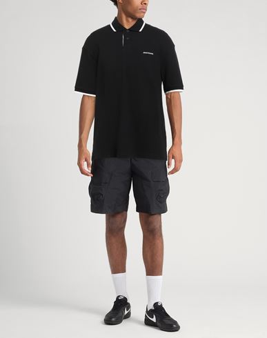 Man Polo shirt Black Size M Cotton